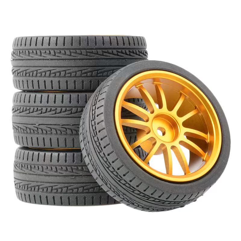 1/10 Onroad Rc Car Aluminium Wheels Rims Tires For Yokomo Mst Sakura Hpi Tamiya