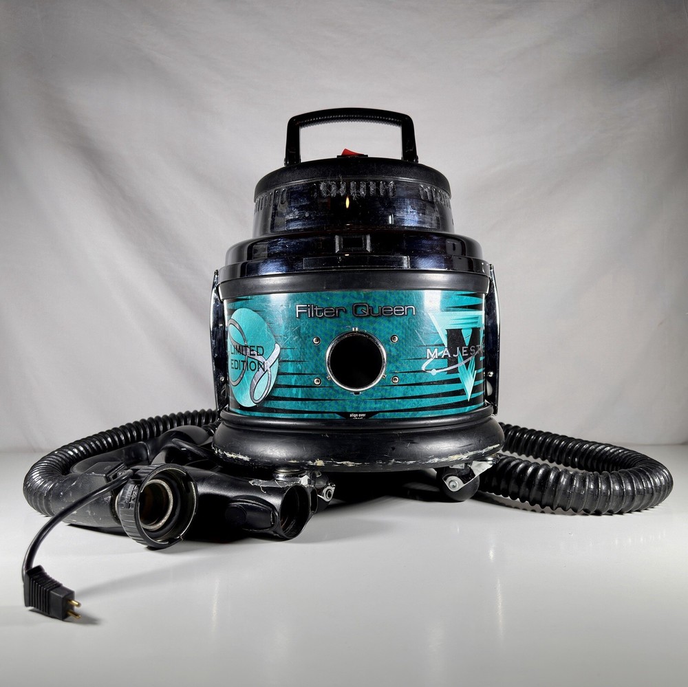 Filter Queen Majestic Green Limited Edition 2 Speed Canister Vacuum Cleaner