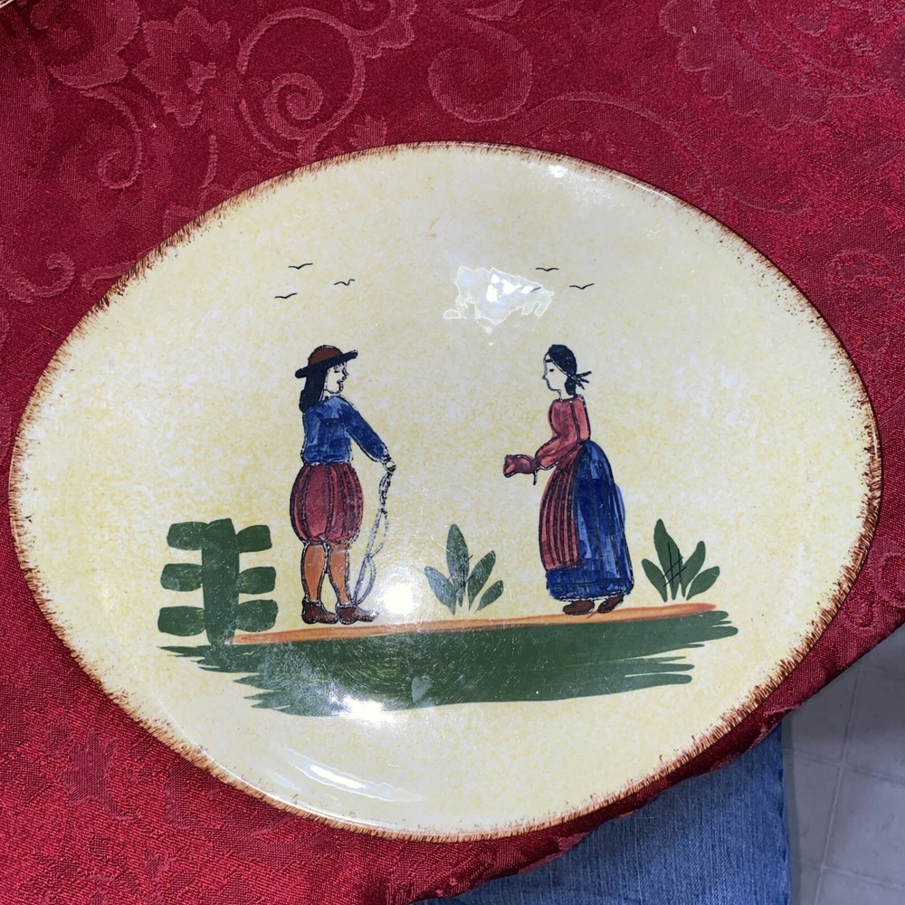 Blue Ridge Southern Potteries NORMANDY Oval Serving Plate 11 3/4”