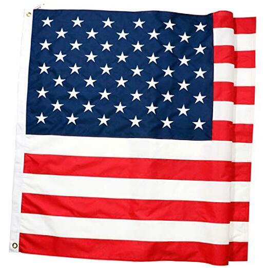 5x8 FT Heavy Duty American Flag for Long-Lasting Outdoor Use, Made in USA