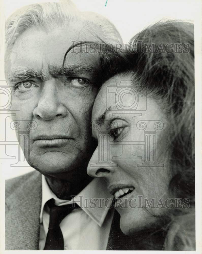1973 Press Photo Buddy Ebsen, Lee Meriwether in 