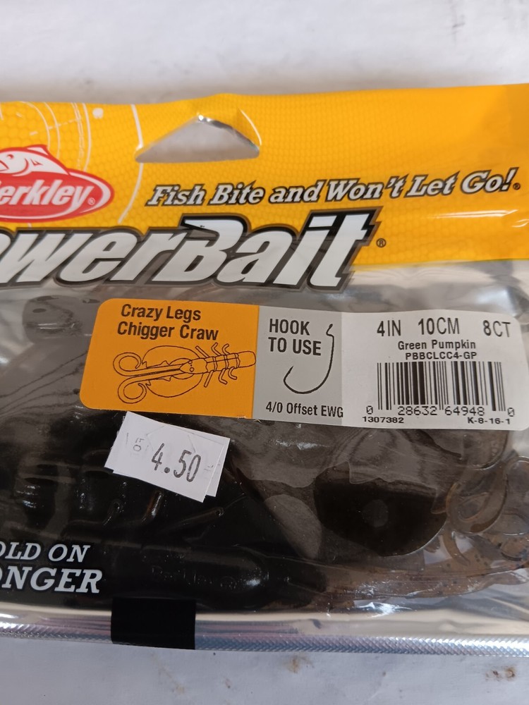 Berkley PowerBait Crazy Legs Chigger Craw 4