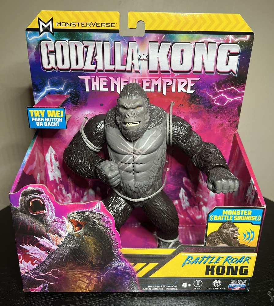 NEW Playmates Godzilla x Kong: The New Empire Battle Roar Kong 7