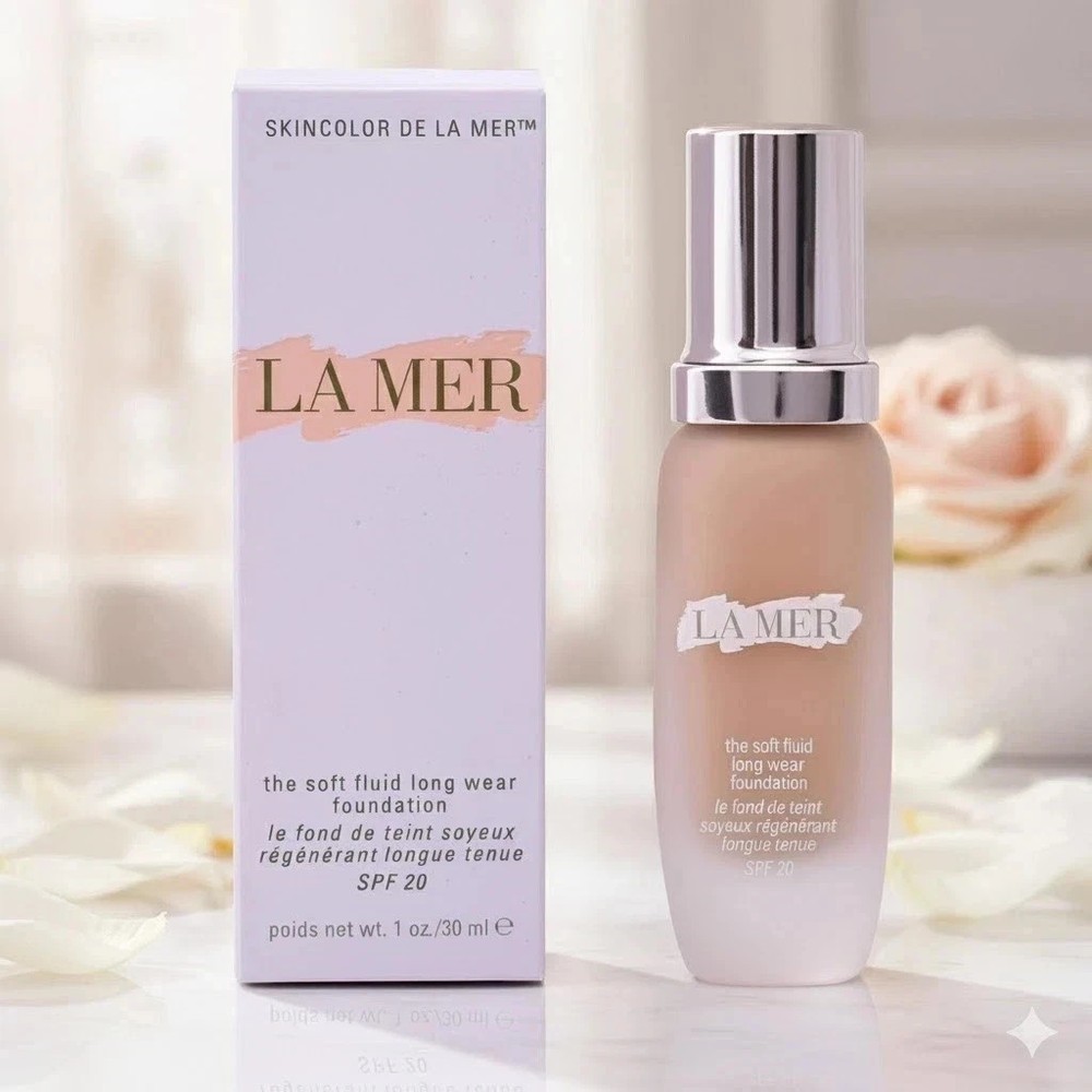 La Mer The Soft Fluid Long Wear Foundation Shade IVORY 01 (30 ML)