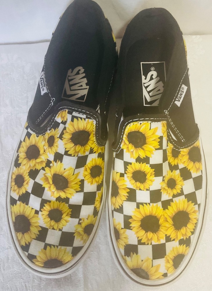 Vans Sunflower Slip-on Skate/Shoes/Kicks Size 6.5 Women’s
