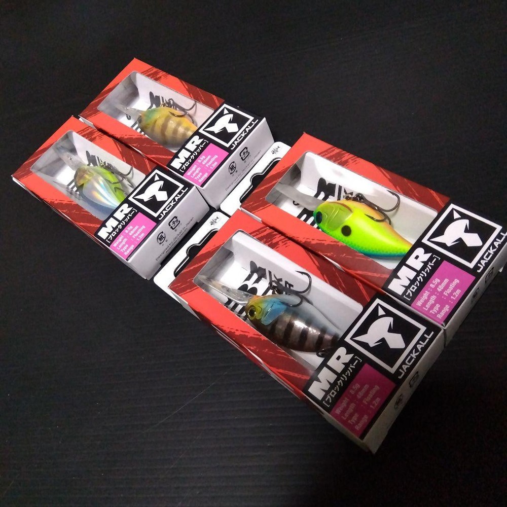 Jackall Block Ripper 48Mr Fishing Lure 4 Color Set for Bass