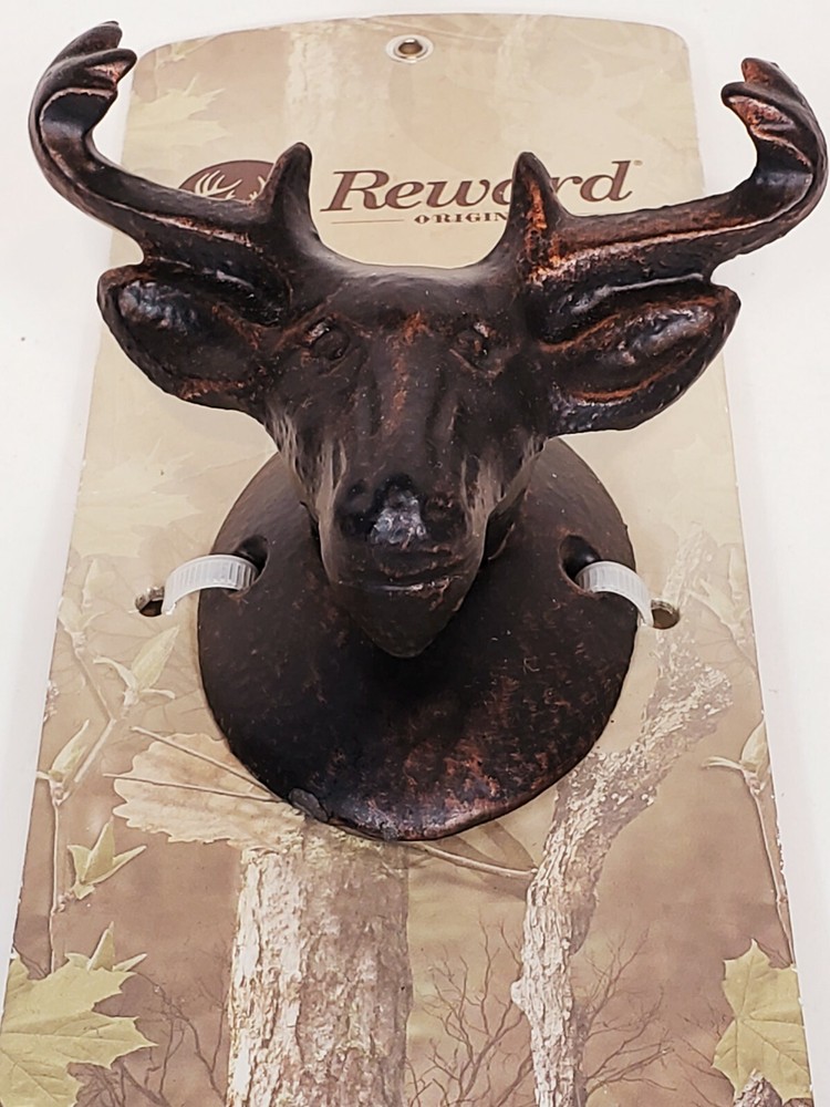 Cast Iron Moose Trophy Bottle Opener for Beer Enthusiasts