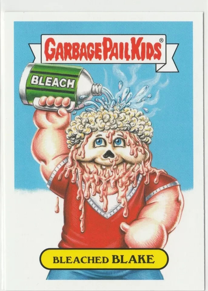 Bleached Blake #7a Garbage Pail Kids GPK 2019 We Hate the 90s Trading Card