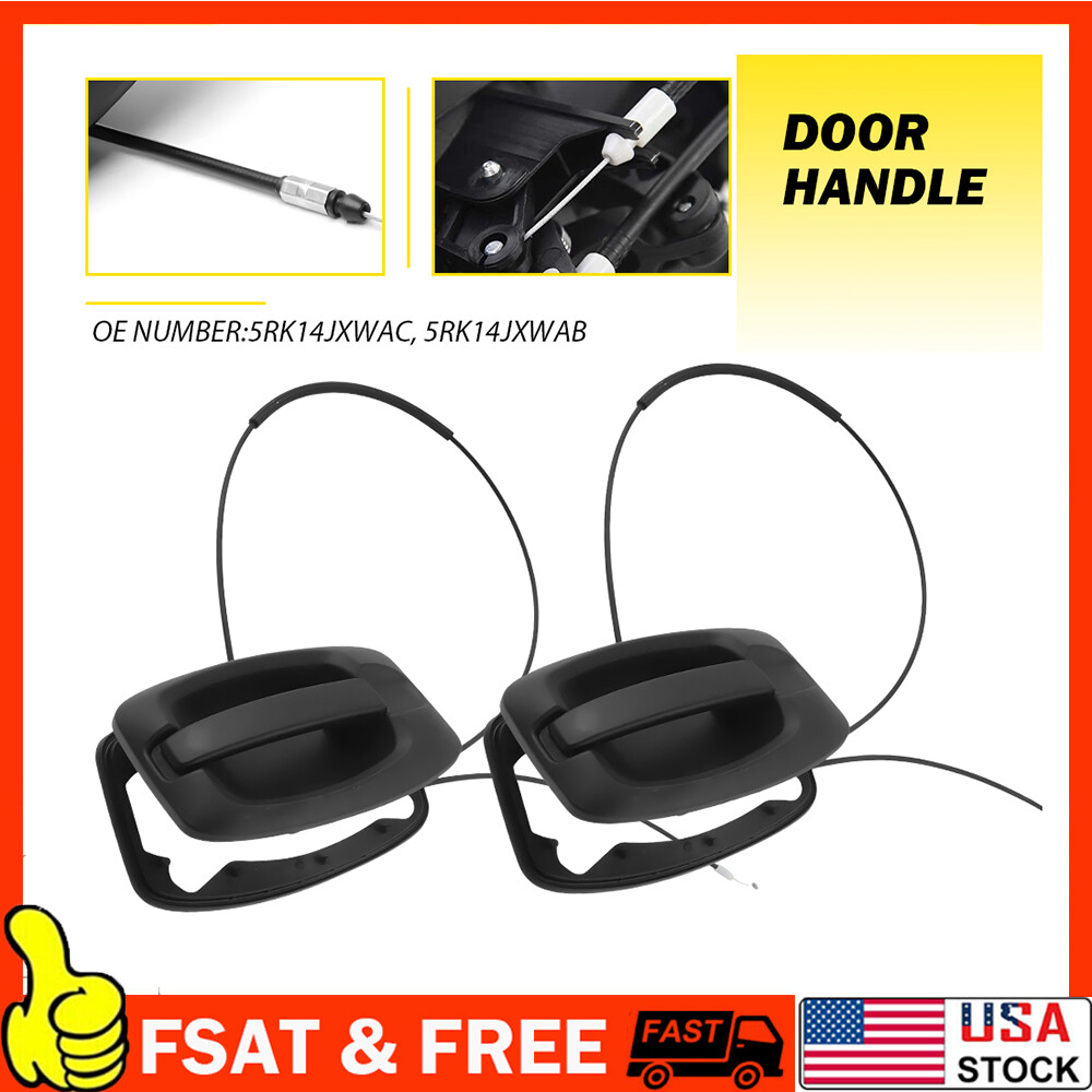 2x Sliding Door Handle for Ram ProMaster 3500 2500 1500 2014-2021 5RK14JXWAB
