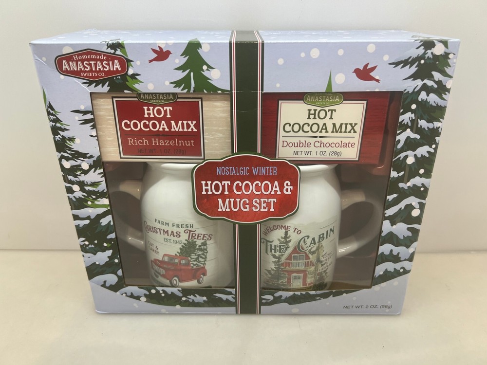 Nostalgic Winter Hot Cocoa & Mug Set Free Shipping