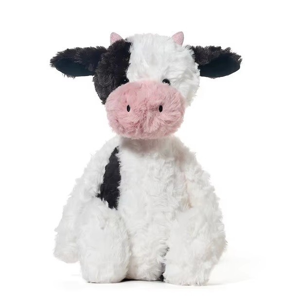 Milk Cow 12 Inch Stuffed Animal Plush Toys Toddler Doll Kids Gifts