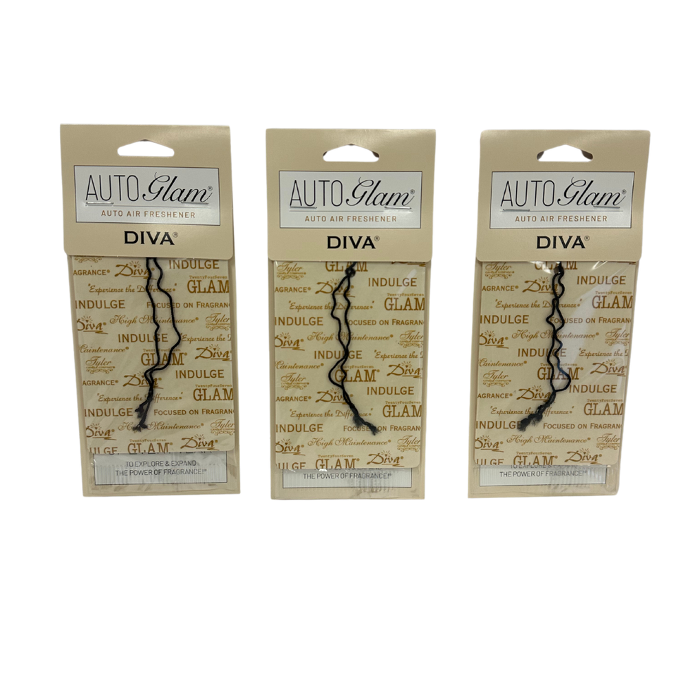 Tyler Candles Autoglam Auto Air Freshener Diva 3PK