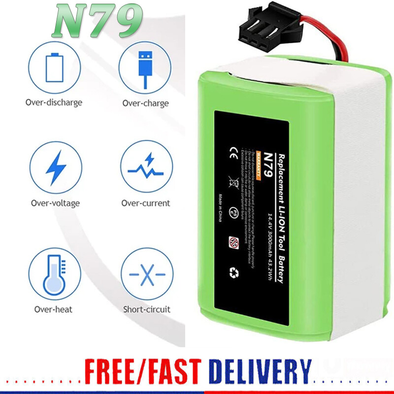 For Ecovacs Deebot N79, N79S, N79SE, 500, DN622 Deebot 661 Replacement Battery