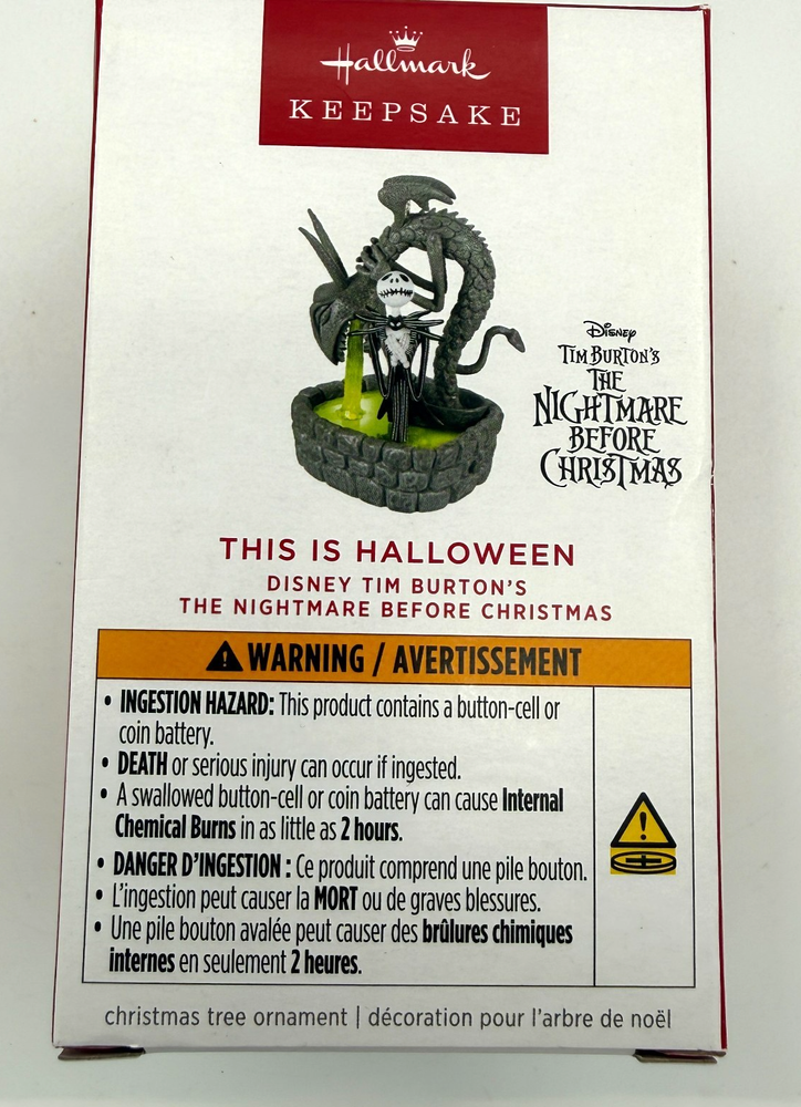 Hallmark 2025 The Nightmare Before Christmas THIS IS HALLOWEEN Ornament
