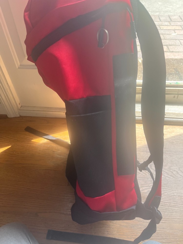 Air Jordan red and black backpack. The epitome of perfection in a backpack.