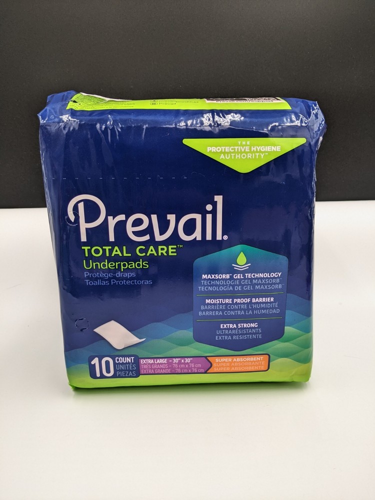 Prevail Total Care Disposable Underpads (30