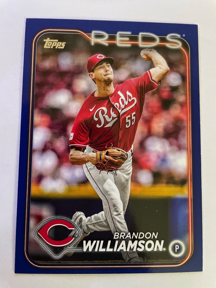2024 Topps Series 2 - Brandon Williamson #522 Royal Blue