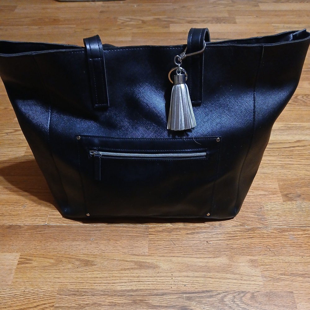 Bath & Body Works 2018 Black Friday VIP Exclusive Large Textured Black Tote Bag