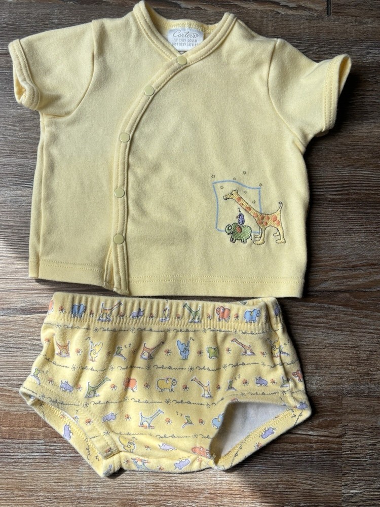 Baby Girl Boy Clothes  Vintage Carter's 3-6 Month 2pc John Lennon Outfit