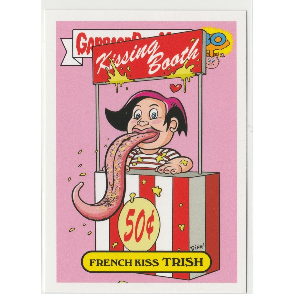 French Kiss Trish 2a Haspiel Garbage Pail Kids GPK 2015 30th Anniversary Series Card