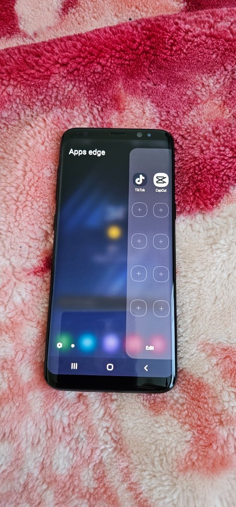 Samsung Galaxy S8 Unlocked 64GB Black with Tiktok and Capcut Preinstalled