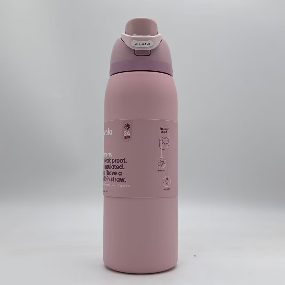 Owala 40oz Rose Quartz FreeSip Water Bottle Sport Mug Top Quality US Shipping