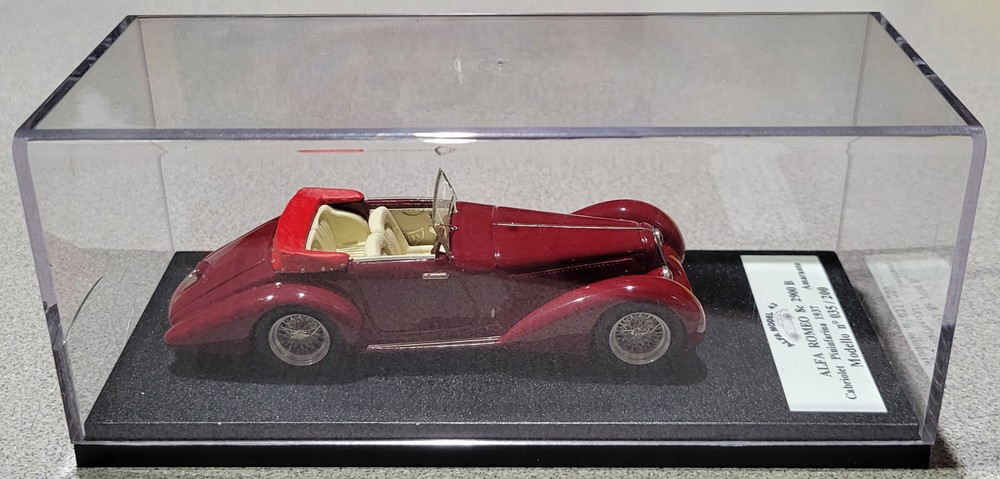 Alfa Model 43 #232 1/43 1937 Alfa Romeo 8c 2900 B Cabriolet Pininfarina Car /200