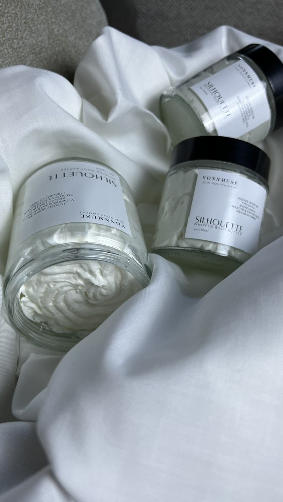 Triple Whipped Shea Butter Body Cream 8oz - Silhouette Brown Sugar Vanilla