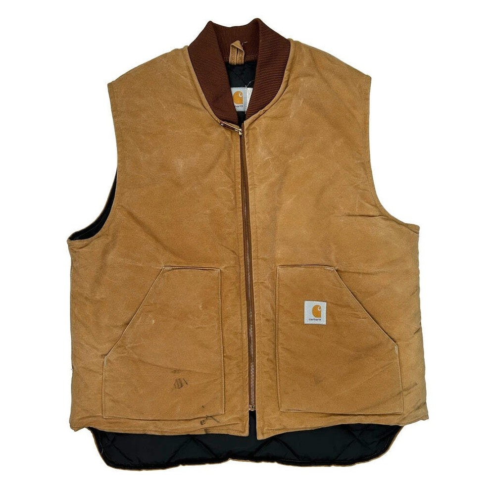Carhartt Vest - Large Brown Cotton