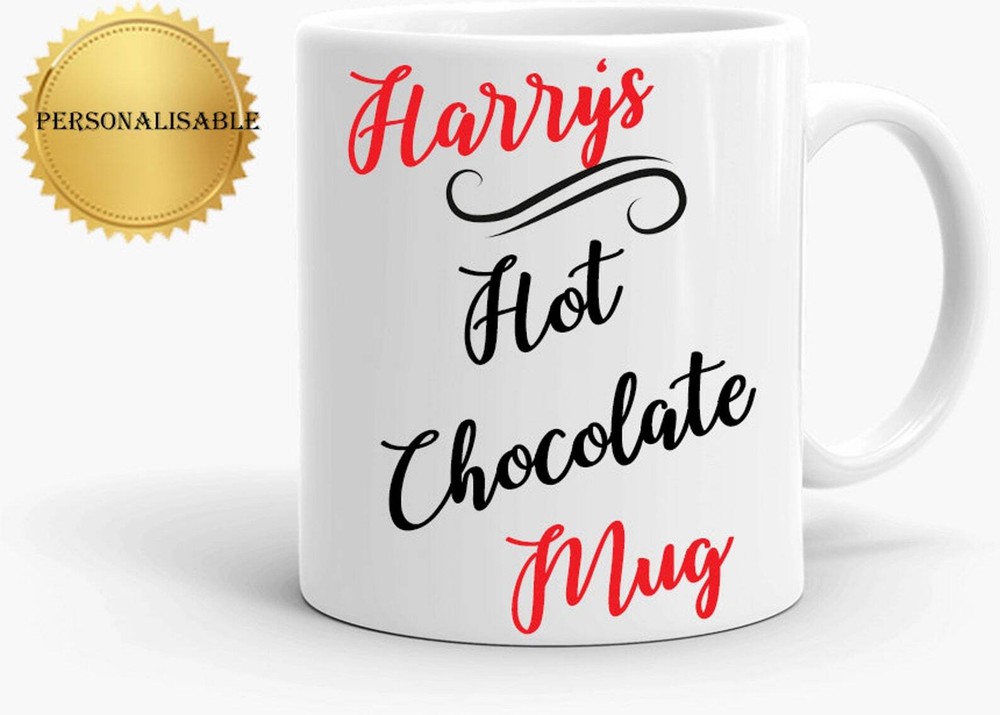 Personalised Text Mug Custom Photo Name Mug Logo Christmas Birthday Gift