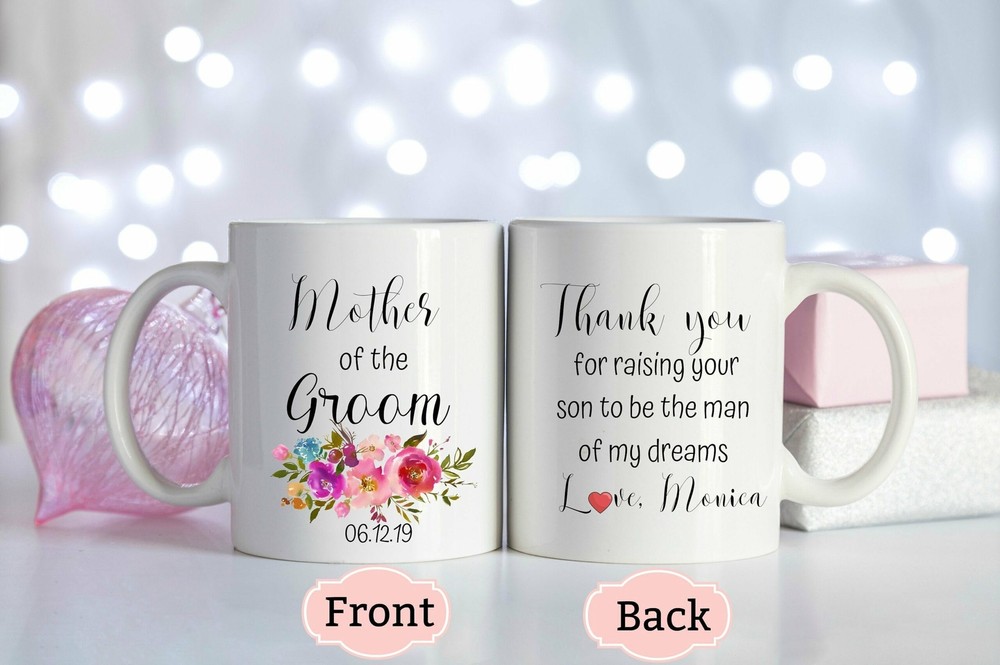 Personalized Mother Of The Groom Mug Custom Mother Of The Groom Gift