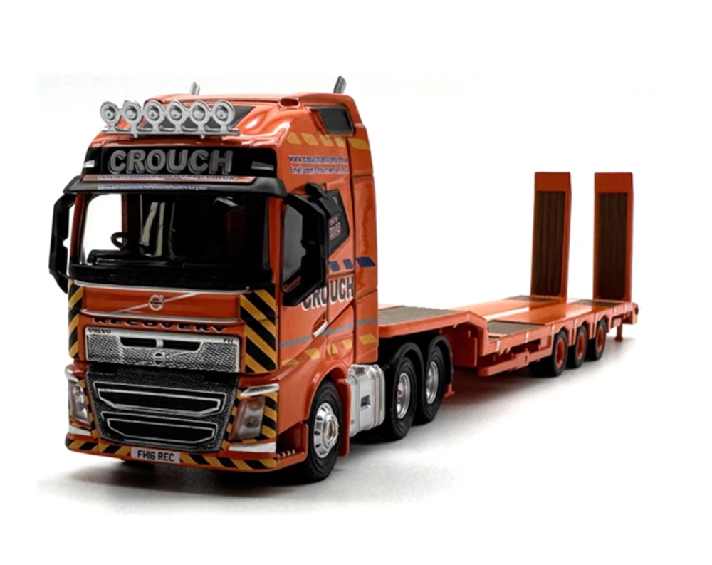 BN 1:76 Volvo FH4 GXL Semi-Low Loader Truck Trailer Model Diecast Metal Car