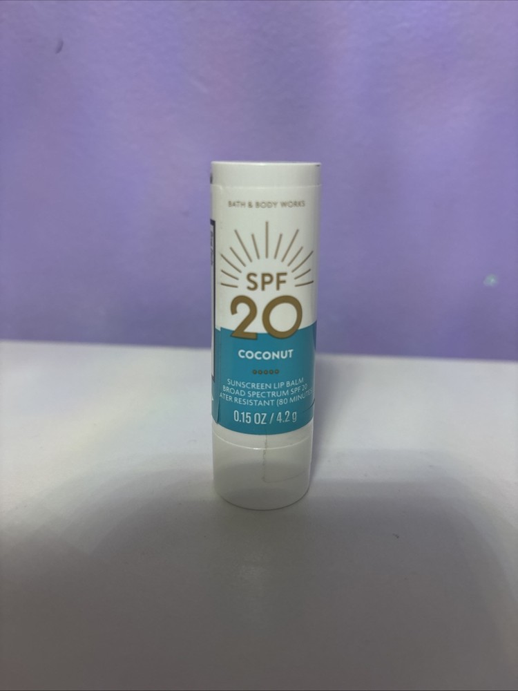 Bath & Body Works Coconut SPF 20 Moisturizing Lip Balm