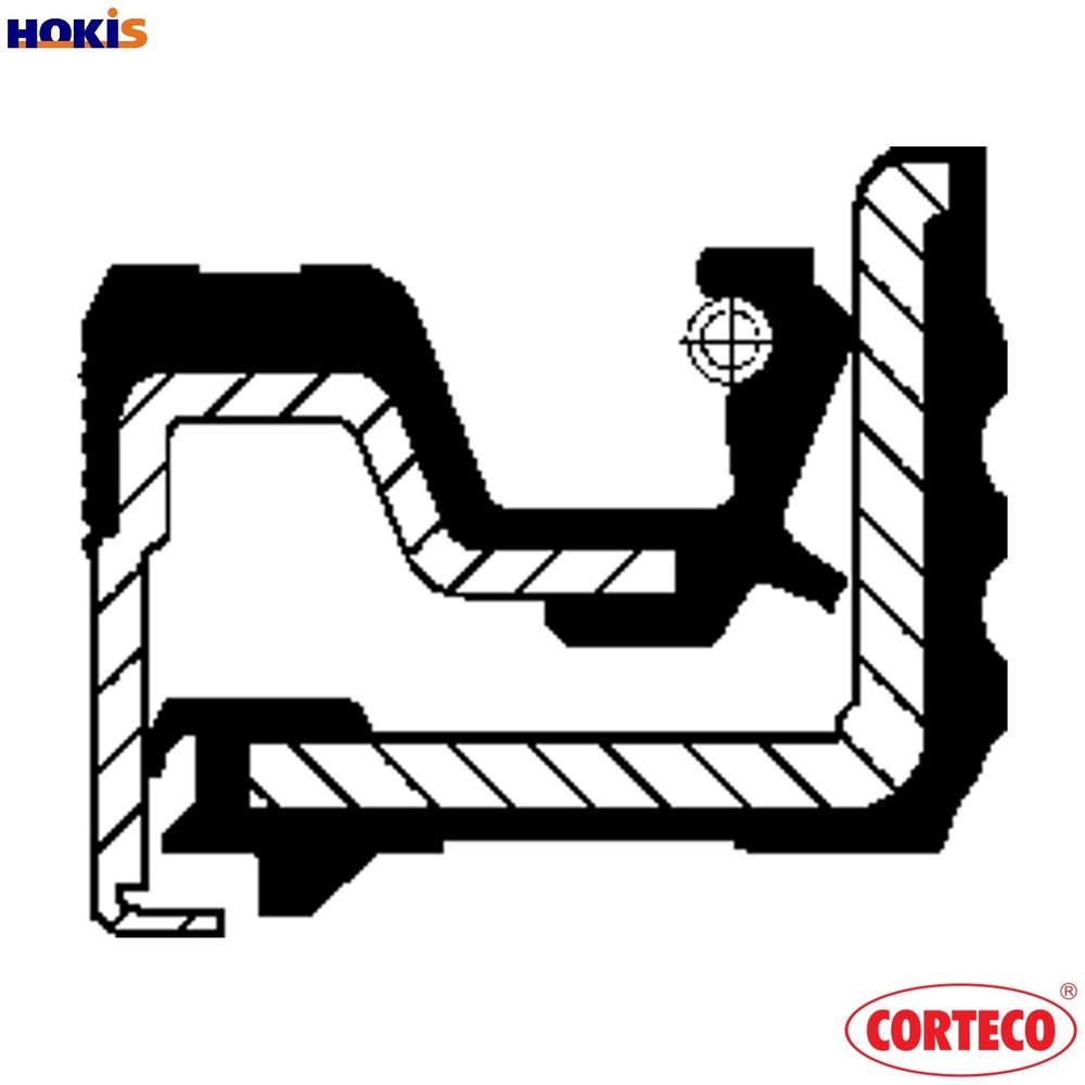 SHAFT SEAL DIFFERENTIAL 12019419B FOR IVECO DAILY/III/Van 8140.43B/43C 2.8L