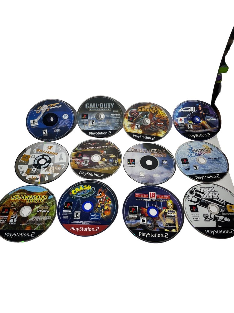Ps1/Ps2 Loose Games Disc Only