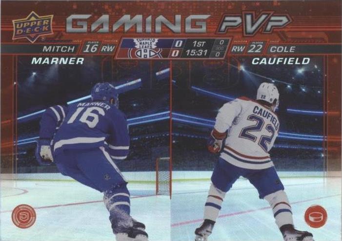 2024-25 Upper Deck Series 1 - Gaming Pvp #GPVP-4 Mitch Marner, Cole Caufield