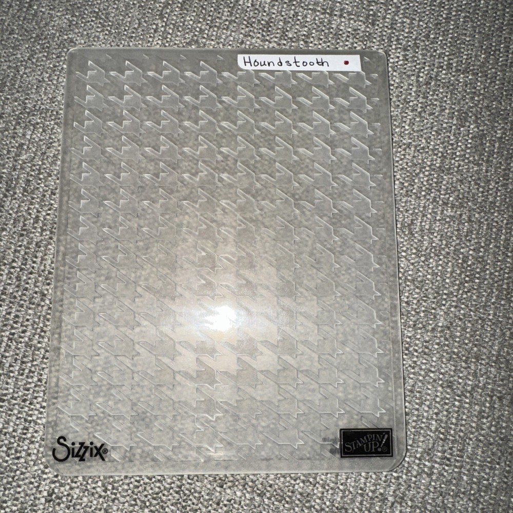 Stampin'Up! HOUNDSTOOTH Textured Impressions Embossing Folder (123134)