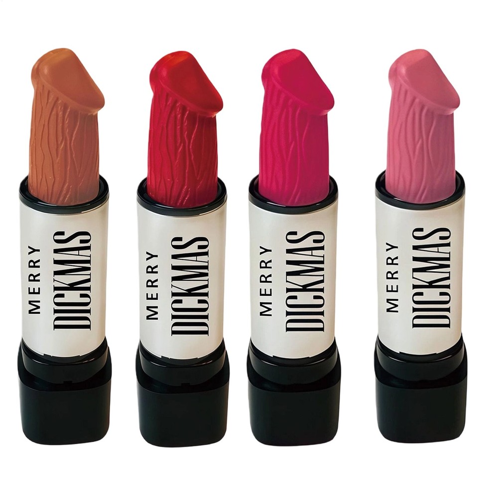 Dirty Santa Lipstick Funny Christmas Gifts for Women Secret Santa Gift Trick