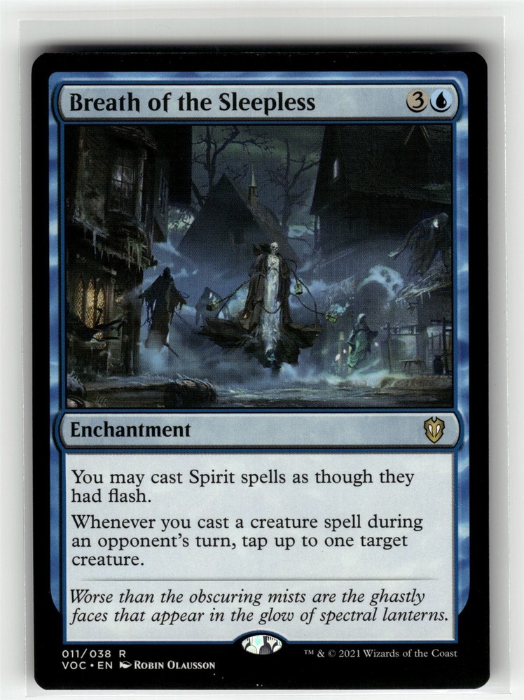 BREATH OF THE SLEEPLESS Crimson Vow Commander #11 VOC(NM+)(MTG)
