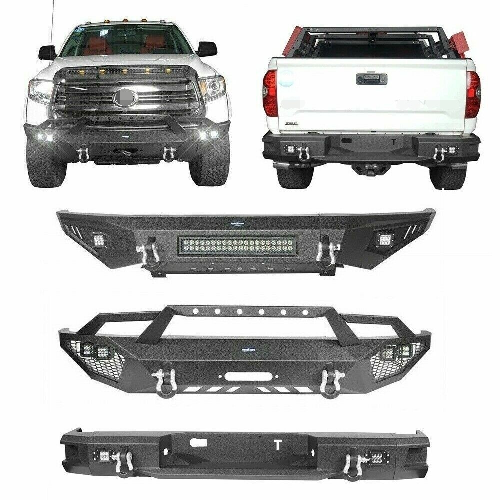 Full Width LED Light Bumper Bars for 2014-2021 Toyota Tundra Front or Rear-image