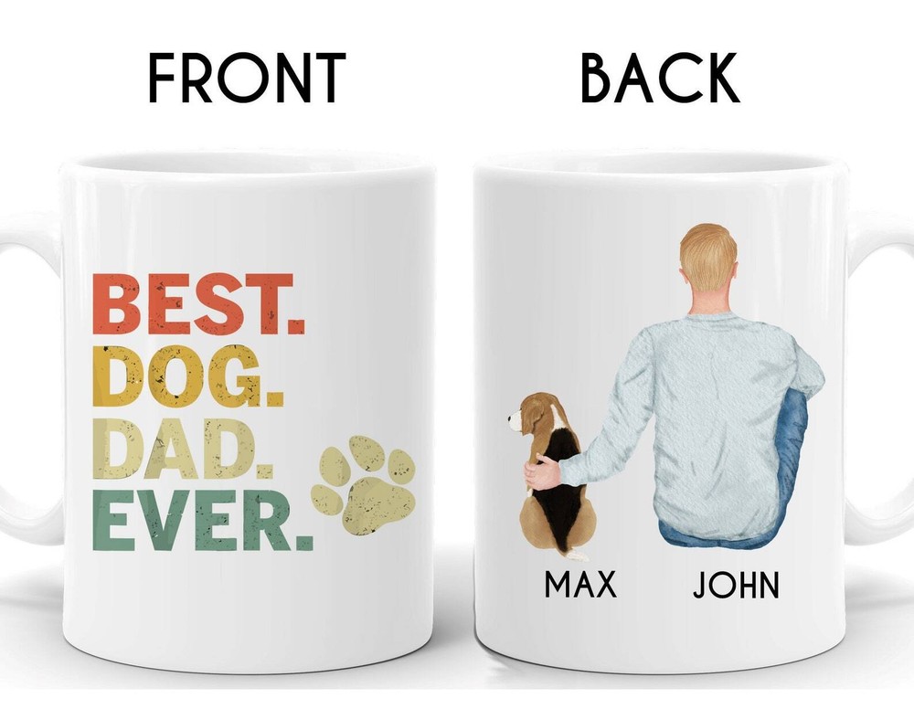 Personalized Beagle Mug Beagle Dad Mug Beagle Lover Mug Beagle Dad Gift Beagle