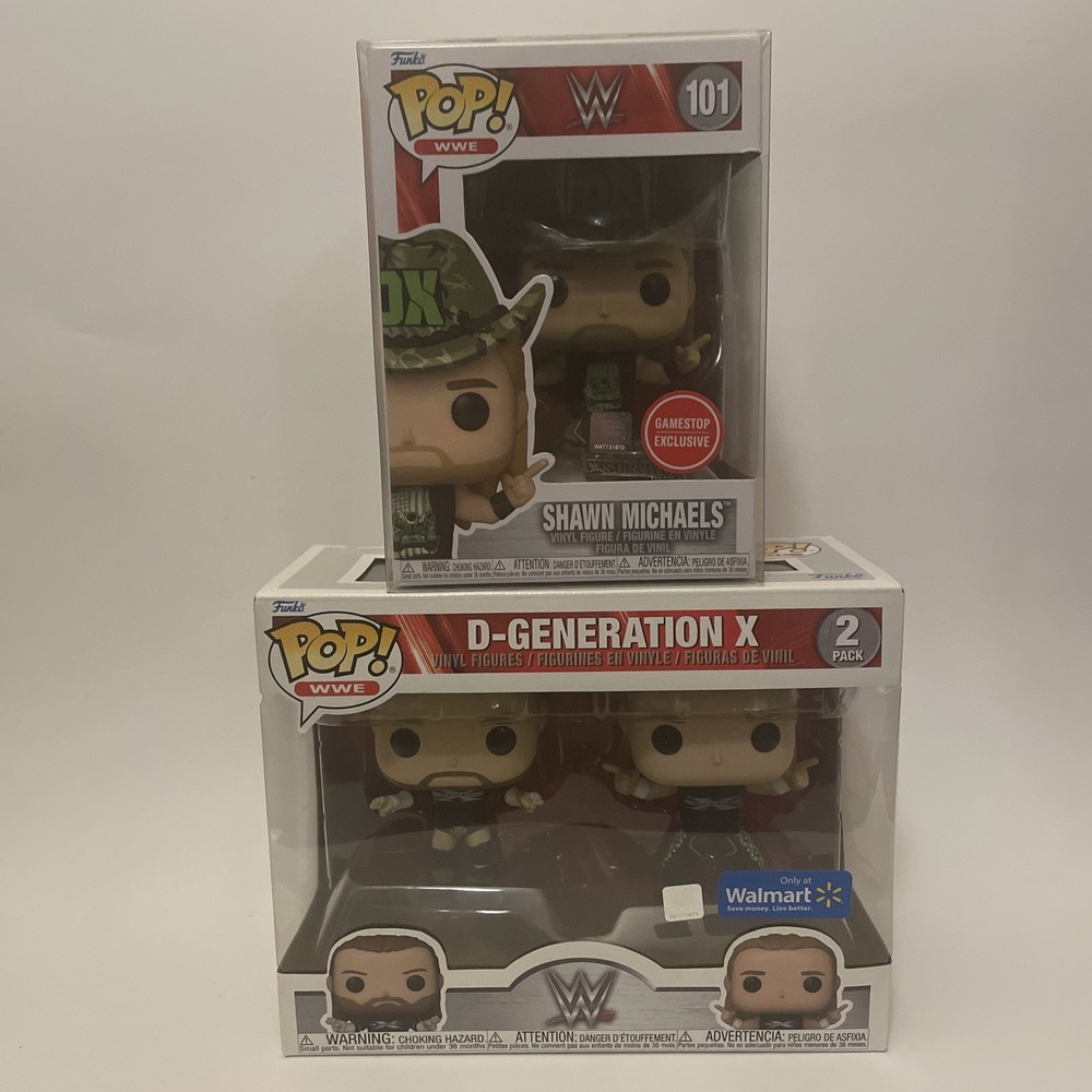Funko Pop! Vinyl: WWE - Triple H & Shaun Michaels - 2 Pack - Walmart (Exclusive)