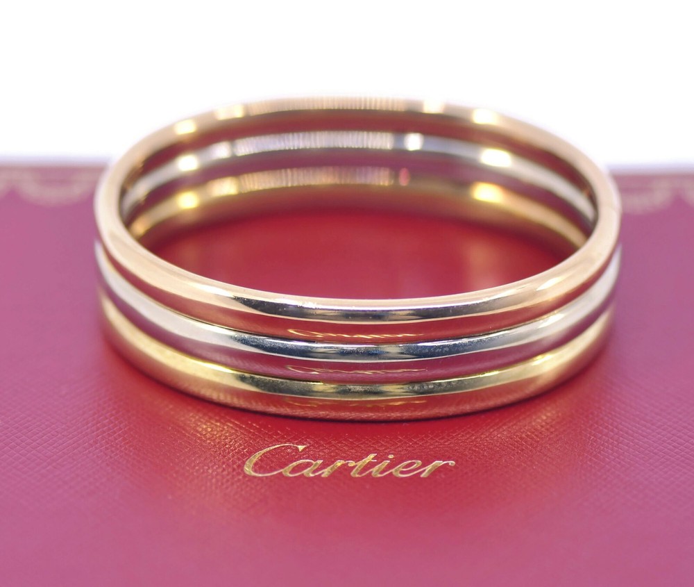 Cartier Trinity 18K Tri-Color Gold Bracelet Luxury Jewelry