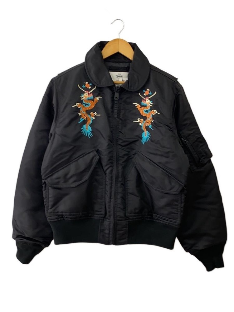 Houston Flight Jacket/M/Nylon/Blk/51315 3391