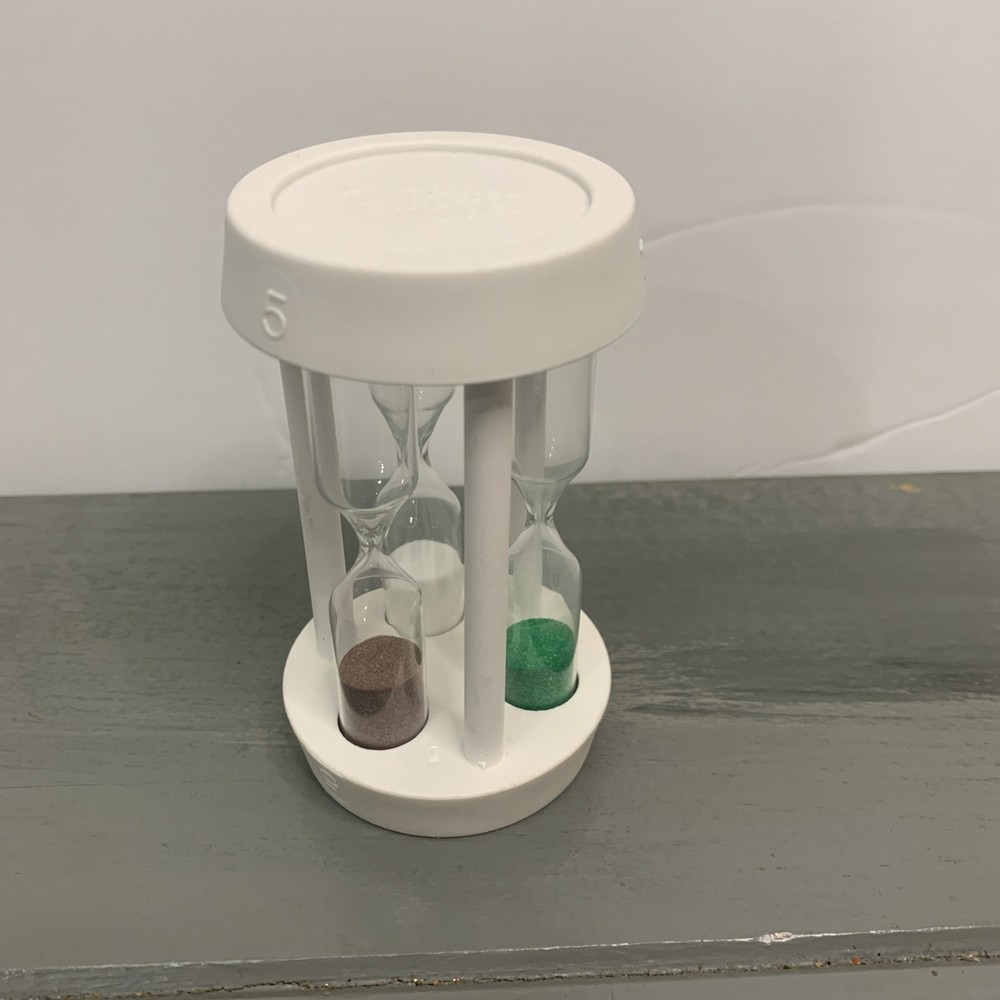 Pampered Chef Hourglass Timer 1-3-5 Minute Board Game Tea Cooking Tool #1792