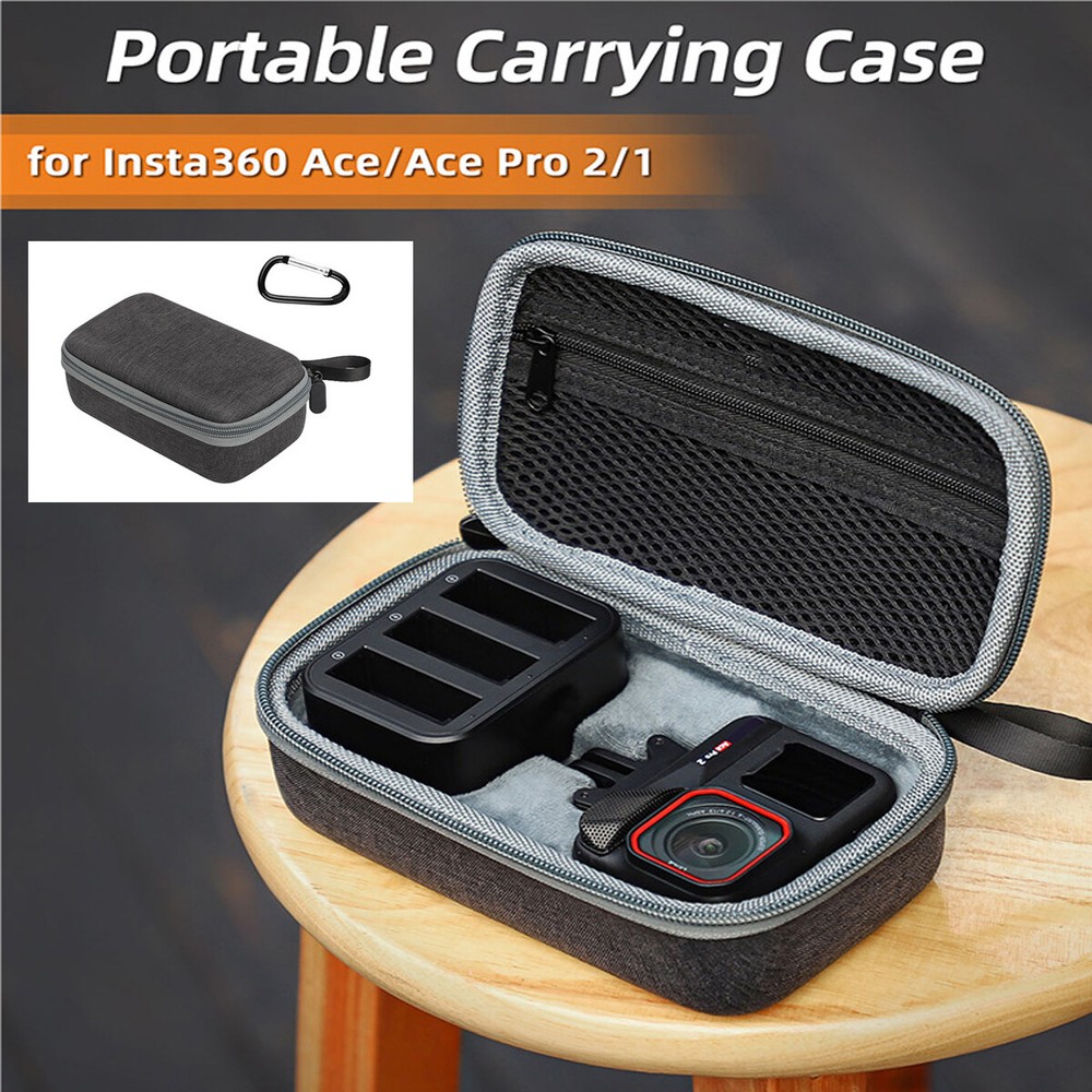 Portable Carrying Case Bag For Insta360 Ace/Ace Pro 2/1 Battery & Charging Hub