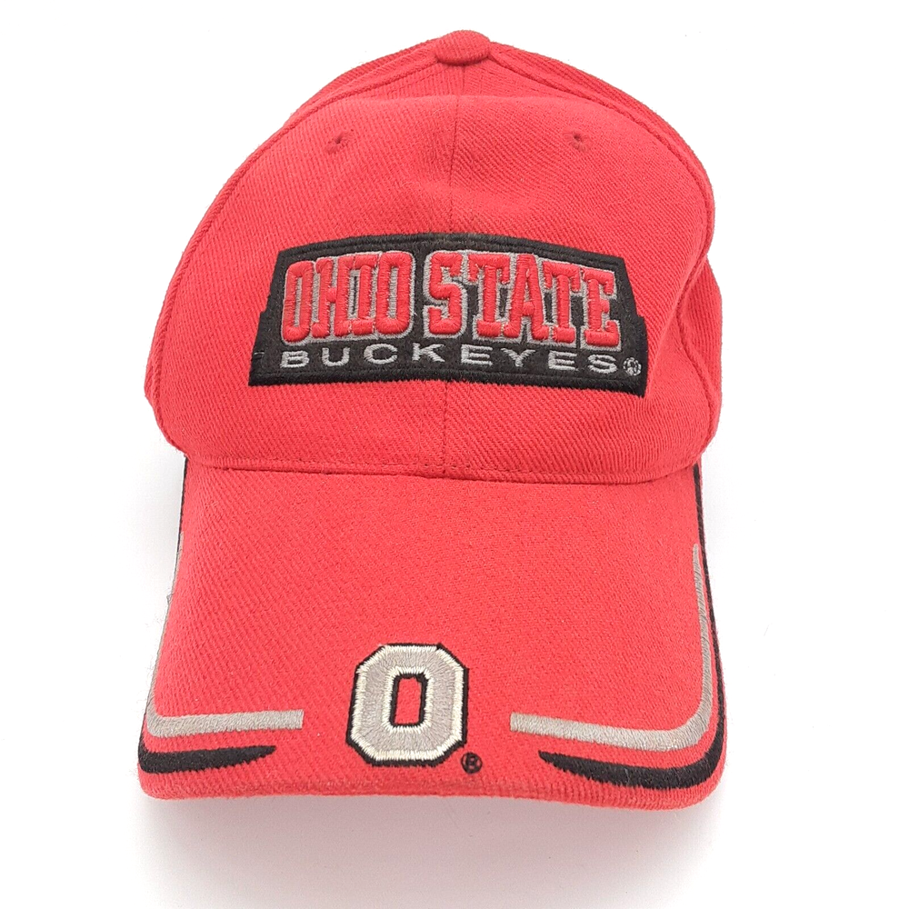 OHIO STATE BUCKEYES College Football Red Baseball Cap Adjustable Team Starter