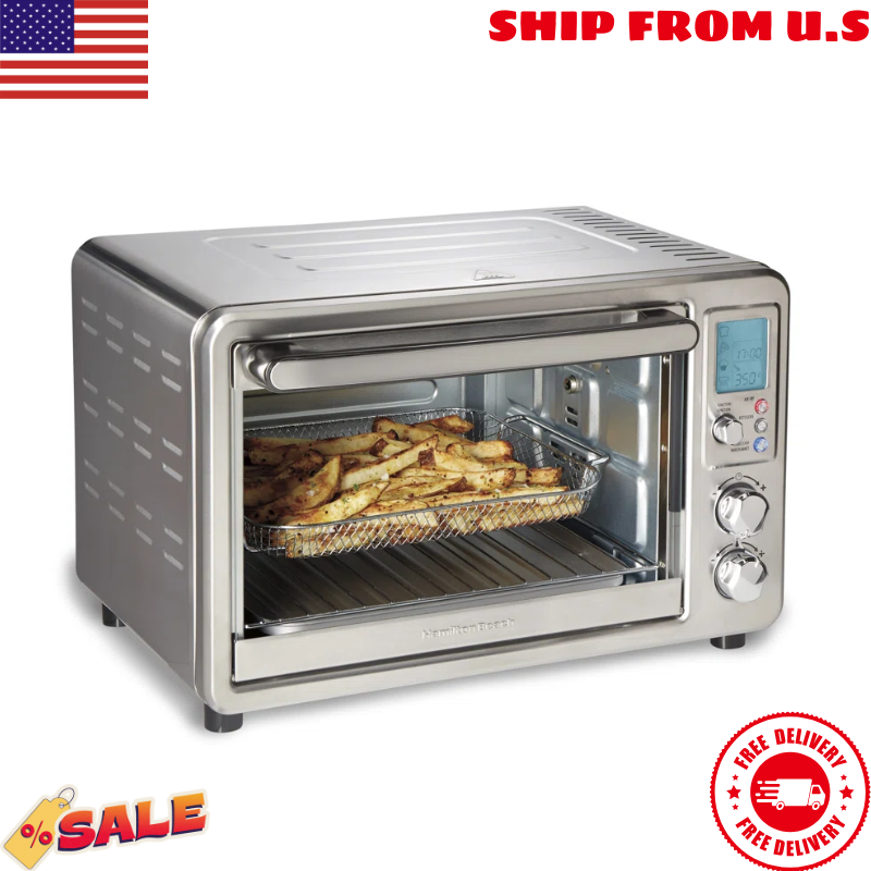 Hamilton Beach Digital Air Fryer Toaster Oven with Rotisserie Function