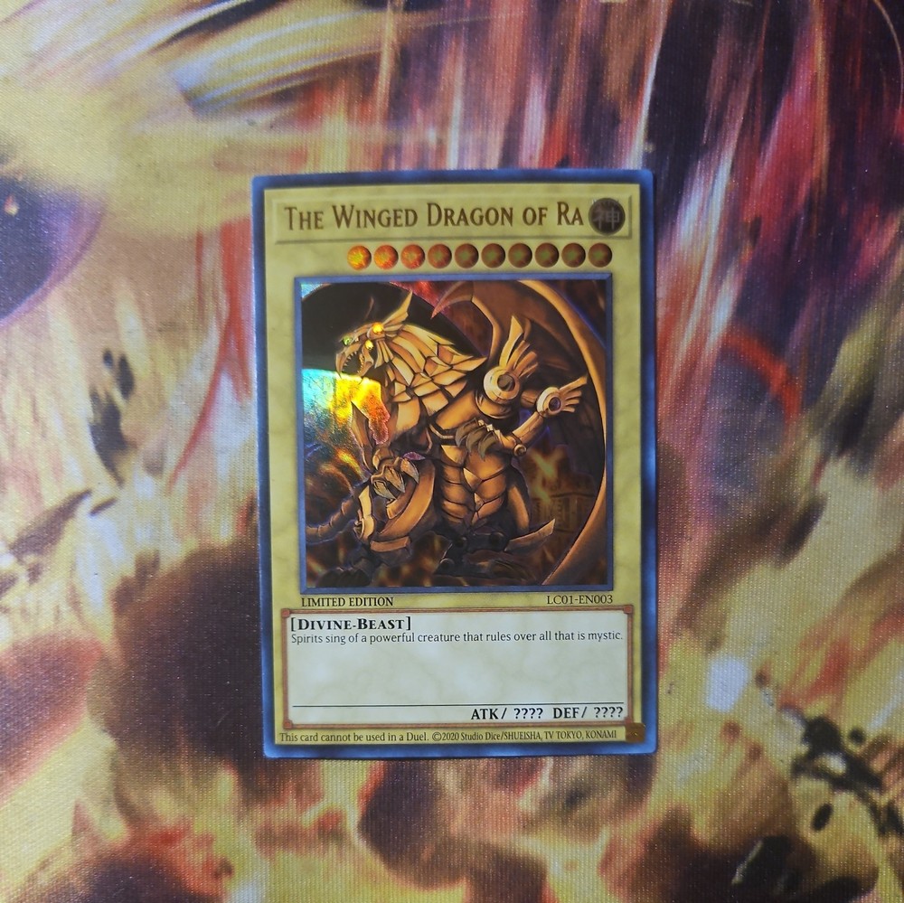 Winged Dragon of Ra LC01-EN003 YuGiOh Legendary Collection Limited Edition Card