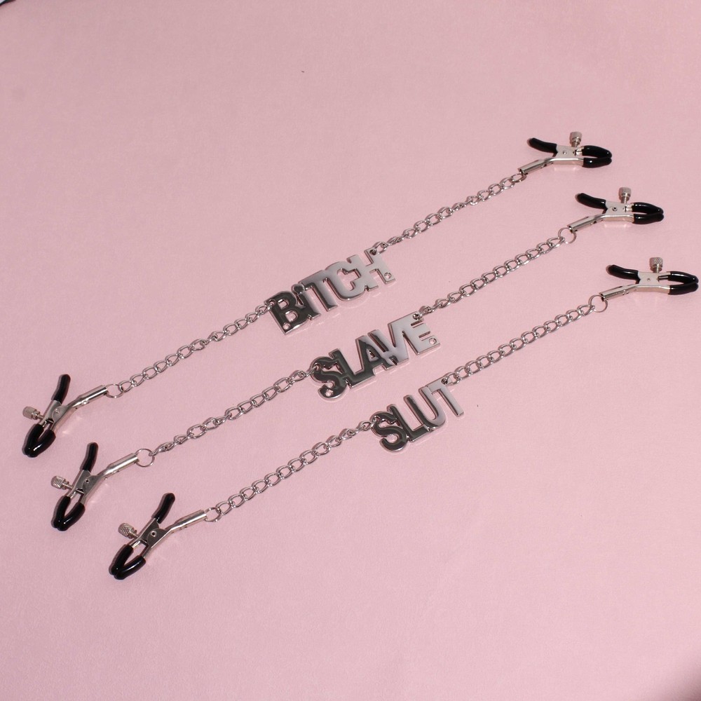 BDSM Nipples Clamps Clips Chain Stimulator Breast Labia Clit Adults Sex Aid USA